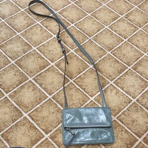 HOBO Teal Leather Crossbody Bag